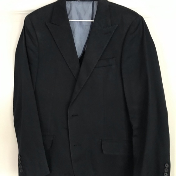 Perry Ellis blue blazer - Picture 3 of 5
